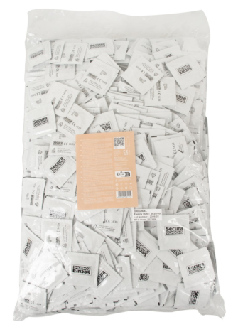 Lot de 1000 préservatifs latex lubrifiés 53 mm - R416487